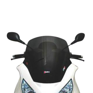 Plexi štít Faco 267008328 kouřová 510x520 pro PIAGGIO/VESPA MP3 250 2006-2010, PIAGGIO/VESPA MP3 400 2009-2017