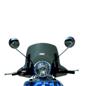 Plexi štít Faco 267008349 kouřová 545x500 pro PIAGGIO/VESPA PX 125 (2011>) 2011-2017, PIAGGIO/VESPA PX 150 (2011>) 2011-2017