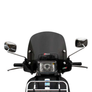 Plexi štít Faco NEW DESIGN 267008352 kouřová 355x495 pro PIAGGIO/VESPA Vespa S 125 2007-2017