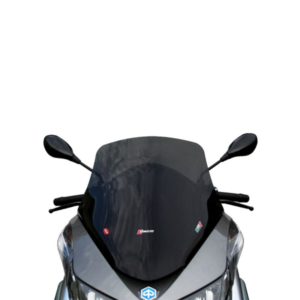Plexi štít Faco 267008358 kouřová 580x630 pro PIAGGIO/VESPA X10 125 2012-2015, PIAGGIO/VESPA X10 350 2012-2015