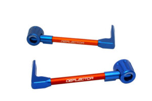 Chrániče páček ACCOSSATO DE003 s oranžovou hadicí a kloubem right + left , aluminium