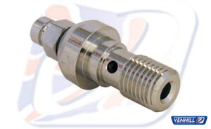 Banjo šroub s odvzduš. Venhill POWERHOSEPLUS 310375DC 3/8"UNF chrom
