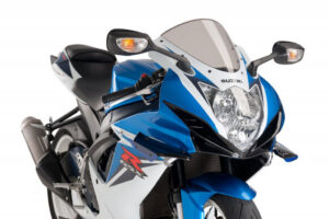 Boční spoilery PUIG DOWNFORCE 3163N černý pro SUZUKI GSX-R 600 2011-2016, SUZUKI GSX-R 750 2011-2016