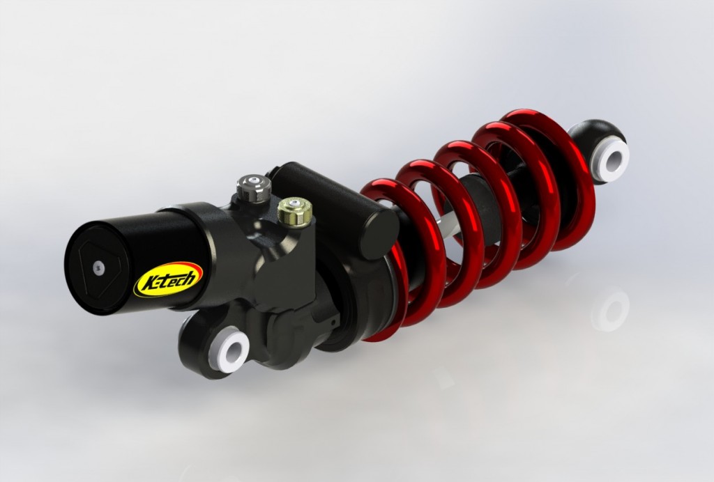 Zadní MONOSHOCK tlumič K-TECH DDS 245-012-150/015 LITE pro KAWASAKI ER-6n 650 2006-2017, KAWASAKI ER-6f 650 2006-2016