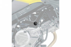 Kryty víček podvozku PUIG 3893N černý pro SUZUKI DL 650 V-STROM 2012-2026