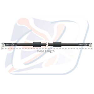 Brzdová hadice Venhill POWERHOSEPLUS 3H0450-SB 450mm Pevně modrá