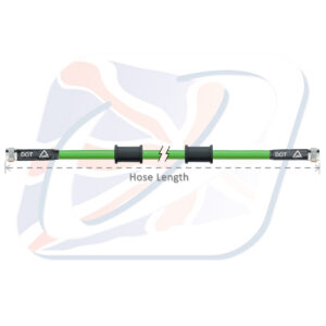 Brzdová hadice Venhill POWERHOSEPLUS 3H0300-GR 300mm zelená
