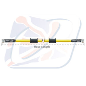 Brzdová hadice Venhill POWERHOSEPLUS 3H0425-YE 425mm žlutá