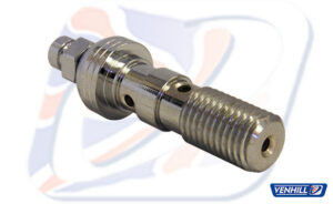 Banjo šroub s odvzduš. Venhill POWERHOSEPLUS 410125DC 10x1.25mm chrom