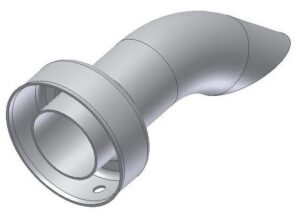 Zátka výfuku "dB killer" MIVV GP - OVAL - X-CONE 50.DK.020.0 Ø35 – Ø61 – L.140 mm