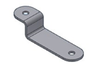 "S" shaped fitting support MIVV 50.SS.119.1