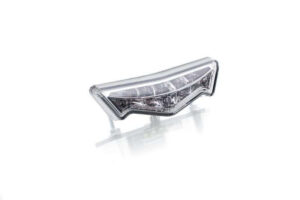 Zadní brzdové světlo PUIG SMILE II (83 x 20 mm) 6493W čiré sklíčko s osvětlením SPZ pro KAWASAKI Z 650 2017-2025, BMW F 800 GT 2013-2018