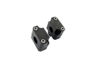 Zvyšovací sada (riser kit) ACCOSSATO 129X +22mm pro řídítka s průměrem 22mm černý