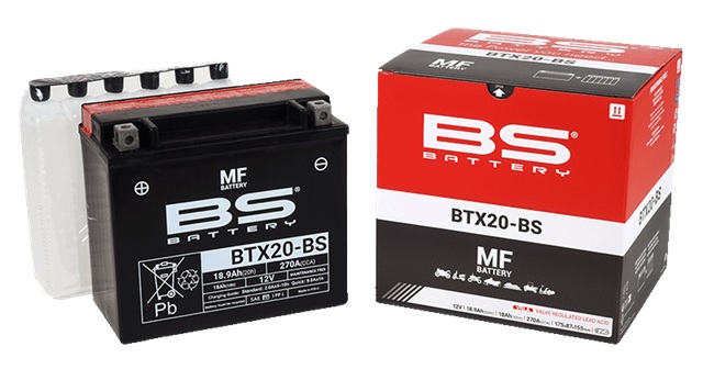 Bezúdržbová motocyklová baterie BS-BATTERY BTX20-BS - Obrázek 3