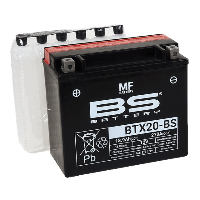 Bezúdržbová motocyklová baterie BS-BATTERY BTX20-BS
