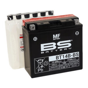 Bezúdržbová motocyklová baterie BS-BATTERY BT14B-BS (YT14B-BS)