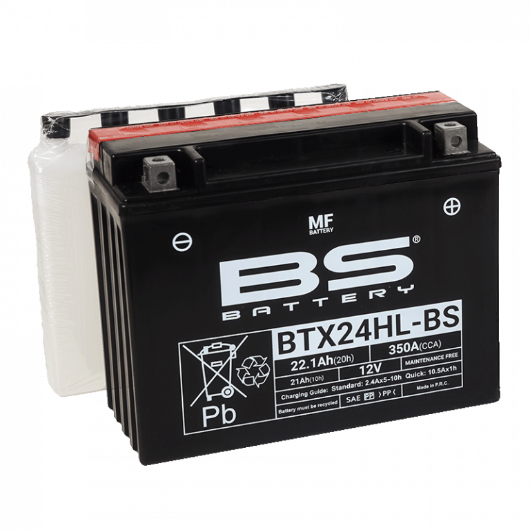 Bezúdržbová motocyklová baterie BS-BATTERY BTX24HL-BS