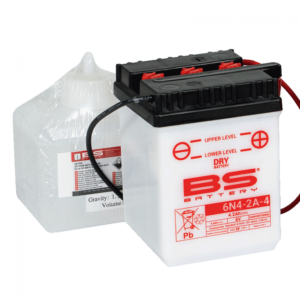 Konvenční motocyklová baterie BS-BATTERY 6N4-2A-4 Včetně balení kyseliny