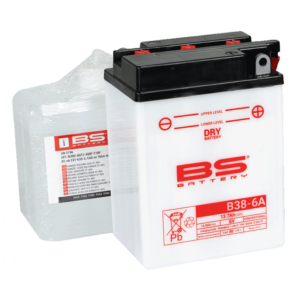 Konvenční motocyklová baterie BS-BATTERY B38-6A  (Y38-6A ) Včetně balení kyseliny