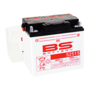 Konvenční motocyklová baterie BS-BATTERY BS52515 Včetně balení kyseliny