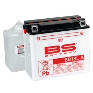 Konvenční motocyklová baterie BS-BATTERY BB18L-A Včetně balení kyseliny