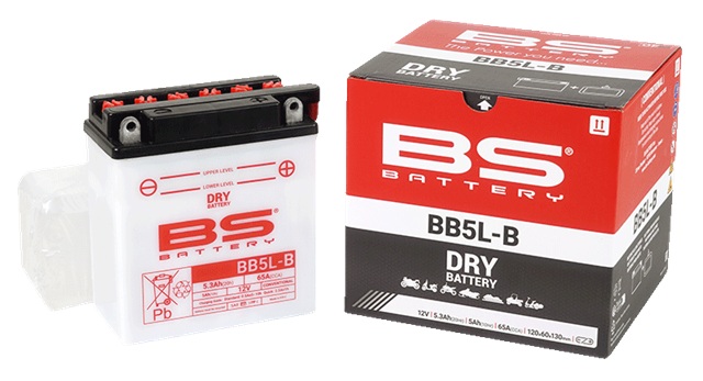 Konvenční motocyklová baterie BS-BATTERY BB5L-B (YB5L-B) Včetně balení kyseliny - Obrázek 3