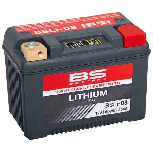 Lithiová motocyklová baterie BS-BATTERY BSLI-08