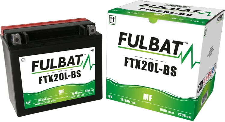 Bezúdržbová motocyklová baterie FULBAT FTX20L-BS (YTX20L-BS) - Obrázek 2