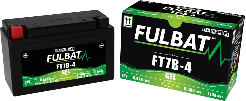 Gelová baterie FULBAT FT7B-4 SLA (YT7B-4 SLA) - Obrázek 2