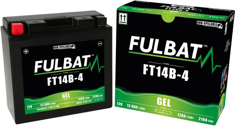 Gelová baterie FULBAT FT14B-4 (YT14B-4) - Obrázek 2