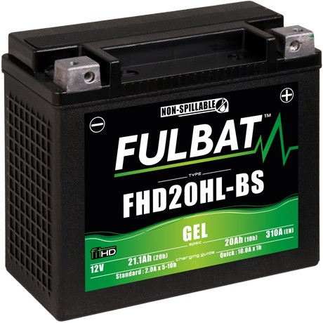 Gelová baterie FULBAT FHD20HL-BS GEL (Harley.D) (YHD20HL-BS GEL)