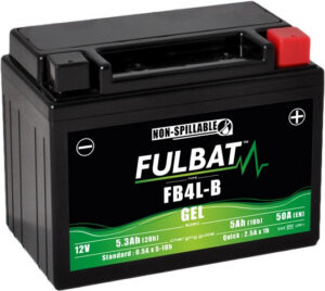 Gelová baterie FULBAT FB4L-B GEL (High Capacity) (YB4L-B GEL)