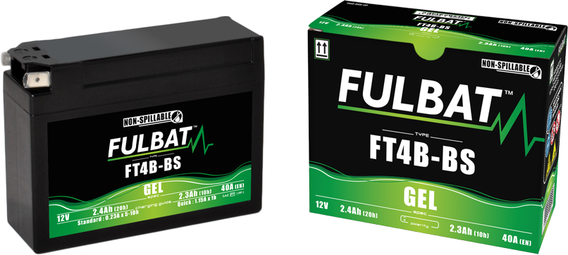 Gelová baterie FULBAT FT4B-BS GEL - Obrázek 2