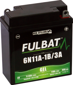 Gelová baterie FULBAT 6N11A-1B/3A GEL