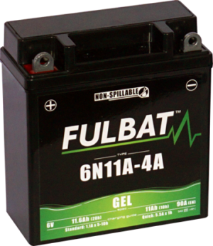 Gelová baterie FULBAT 6N11A-4A GEL