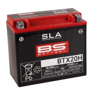 Továrně aktivovaná motocyklová baterie BS-BATTERY BTX20H (FA) (YTX20H (FA))