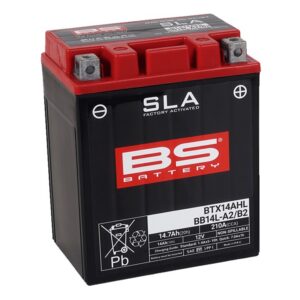 Továrně aktivovaná motocyklová baterie BS-BATTERY BB14L-A2 (FA) (YB14L-A2 (FA)) SLA