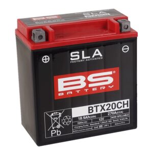 Továrně aktivovaná motocyklová baterie BS-BATTERY BTX20CH (FA) (YTX20CH (FA)) SLA