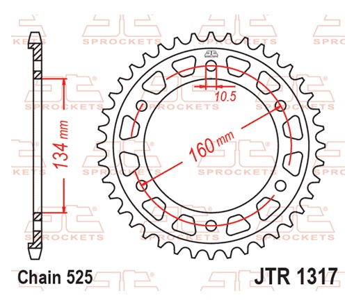 Řetězová sada D.I.D Chain - zlatý řetěz 525 ZVM-X, X-kroužek, kolečko JT, rozeta JT pro HONDA CBR 1000 RR-R Fireblade 2020-2021 - Obrázek 7