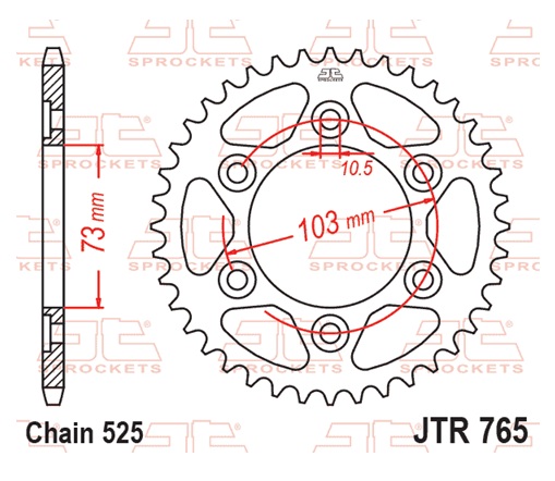 Řetězová sada D.I.D Chain - zlatý řetěz 525 ZVM-X, X-kroužek, kolečko JT, rozeta JT pro DUCATI Multistrada V2 / V2S 937 2022-2023 - Obrázek 6