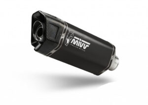 Výfuk kompletní 2x1 MIVV SR-1 A.021.LR1XB černá pro APRILIA RS 457 2024-2026