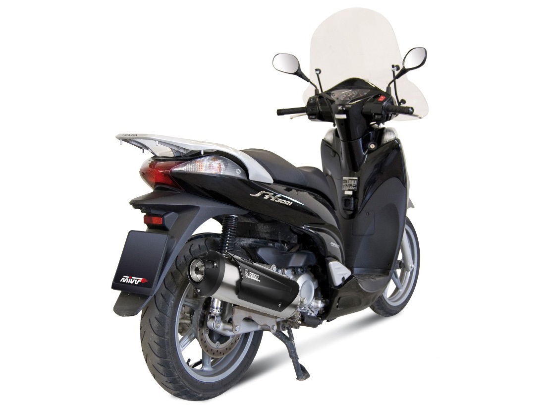 Výfuk kompletní 1x1 MIVV C.HO.0005.B Nerez pro HONDA SH 300 i 2007-2014 - Obrázek 2
