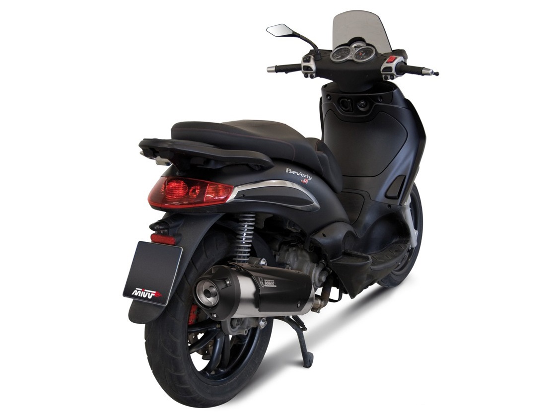 Výfuk kompletní 1x1 MIVV C.PG.0015.K Nerez katalyzovaný tlumič pro PIAGGIO/VESPA Beverly 250 2004-2007, PIAGGIO/VESPA Beverly 300 2009-2010 - Obrázek 2