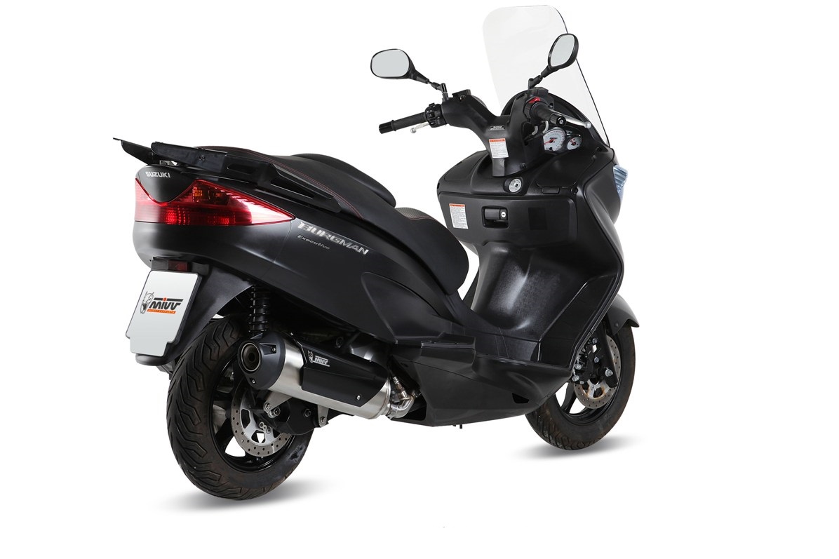 Výfuk kompletní 1x1 MIVV C.SU.0012.K Nerez pro SUZUKI UH 200 Burgman 2007-2015, SUZUKI AN Burgman 200 2007-2015 - Obrázek 3