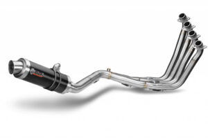 Výfuk kompletní 4x2x1 MIVV GP H.055.LXB Černá ocel d105 pro HONDA CB 650 F / FA 2014-2018