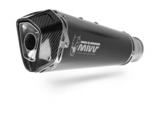 Koncovka výfuku MIVV DELTA RACE H.084.LDRB Černá nerezová ocel pro HONDA CB 500 X / XA 2021-2024