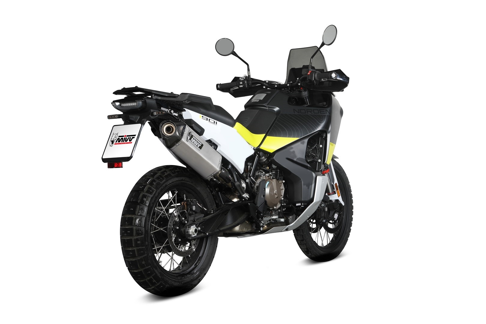 Koncovka výfuku MIVV SPEED EDGE HU.002.LRX Nerez pro HUSQVARNA Norden 901 2022-2026 - Obrázek 4