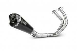 Výfuk kompletní 2x1 MIVV DELTA RACE K.044.LDRB Černá ocel pro KAWASAKI Z 650 2017-2023, KAWASAKI Ninja 650 2017-2023