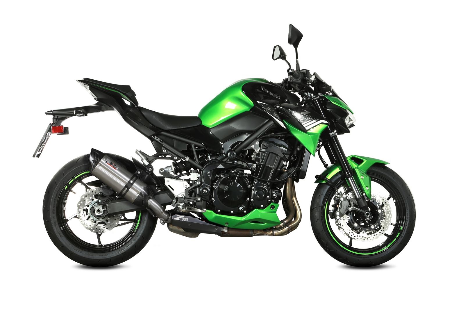 Koncovka výfuku MIVV SUONO K.052.L7 Nerez / Karbonové víčko pro KAWASAKI Z 900 2020-2024 - Obrázek 3
