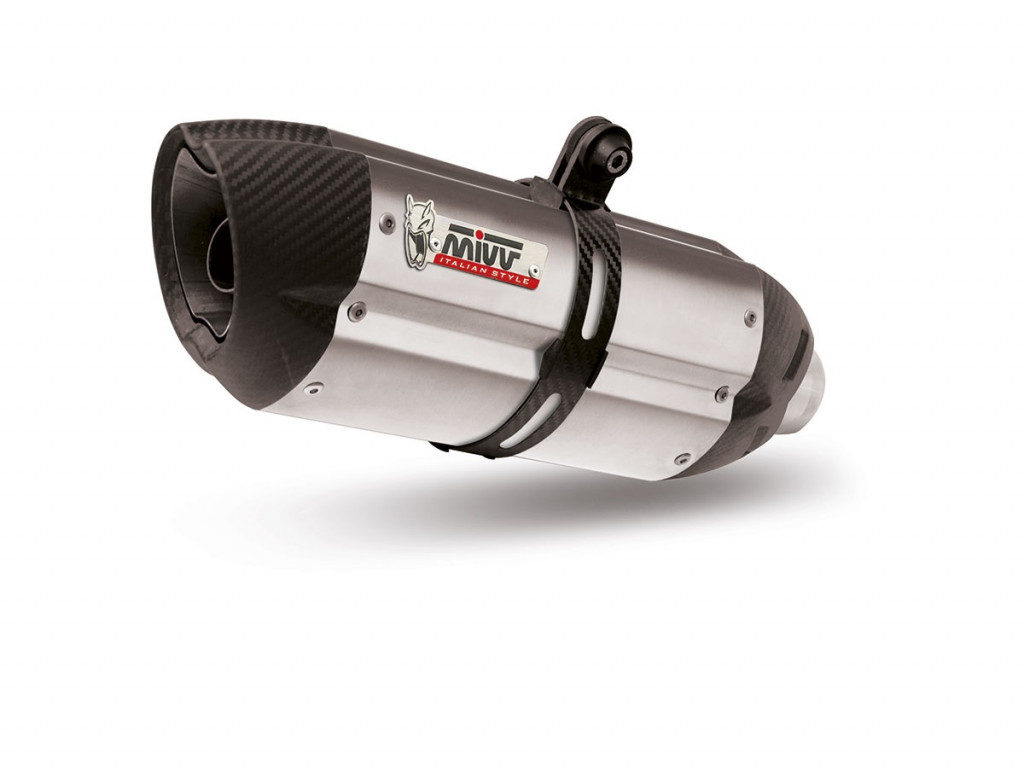Koncovka výfuku MIVV SUONO K.052.L7 Nerez / Karbonové víčko pro KAWASAKI Z 900 2020-2024